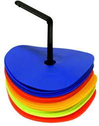 Cono plano 15 cm - colores varios - Pack 10 unidades