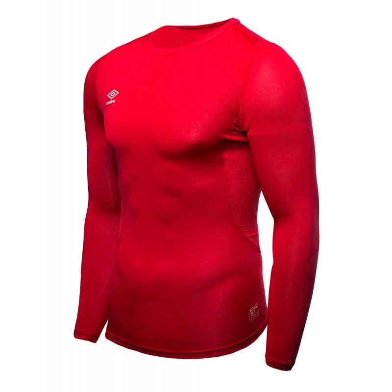 Camiseta térmica Core manga larga de Umbro - rojo