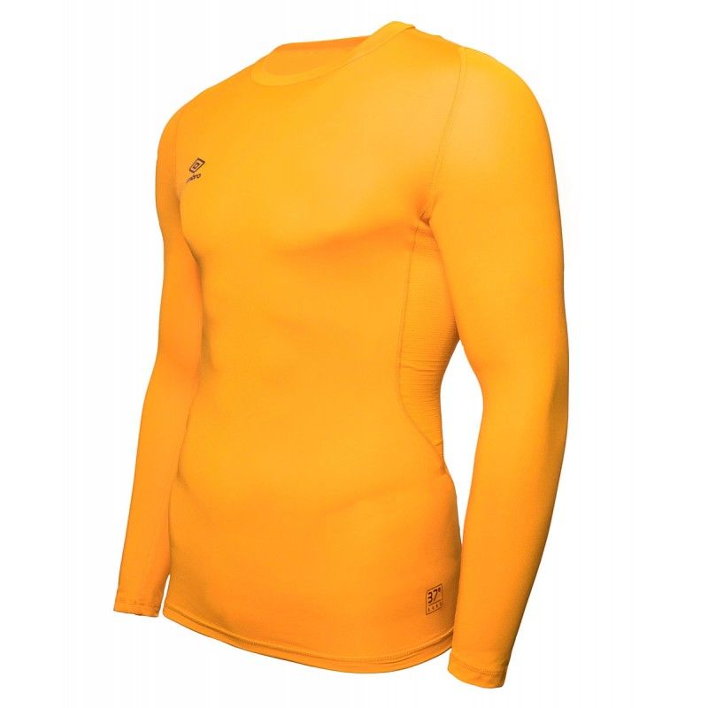 Camiseta térmica Core manga larga de Umbro - amarillo