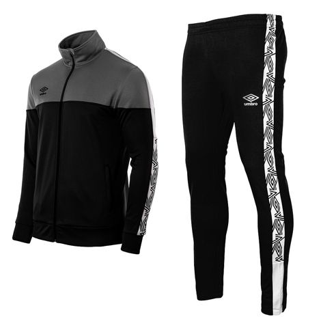 Chándal Umbro - negro/blanco ( pantalón de entrenamiento sin bolsillos) 22007I -22004I