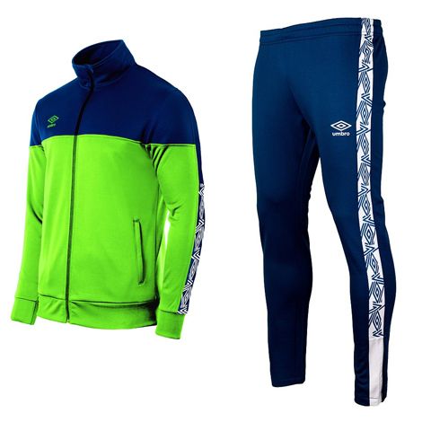 Chándal Umbro - verde pistacho - azul marino ( pantalón de entrenamiento sin bolsillos) 22007I -22004I