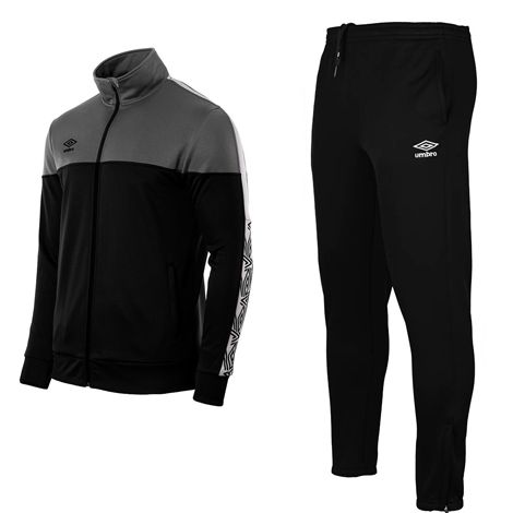 Chándal Umbro - negro/blanco ( pantalón de chandal con bolsillos) 22007I -96087I