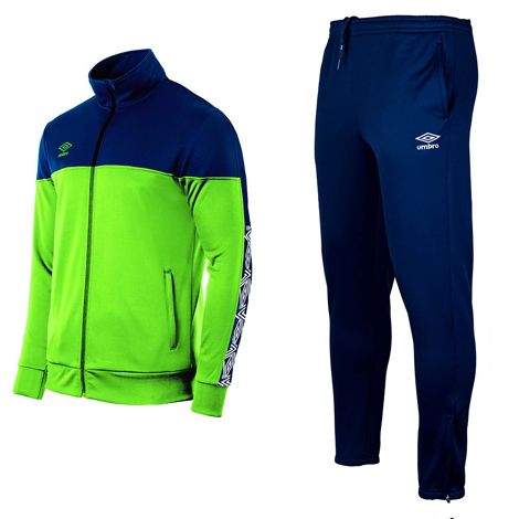 Chándal Umbro - verde pistacho - azul marino ( pantalón de chandal con bolsillos) 22007I -96087I